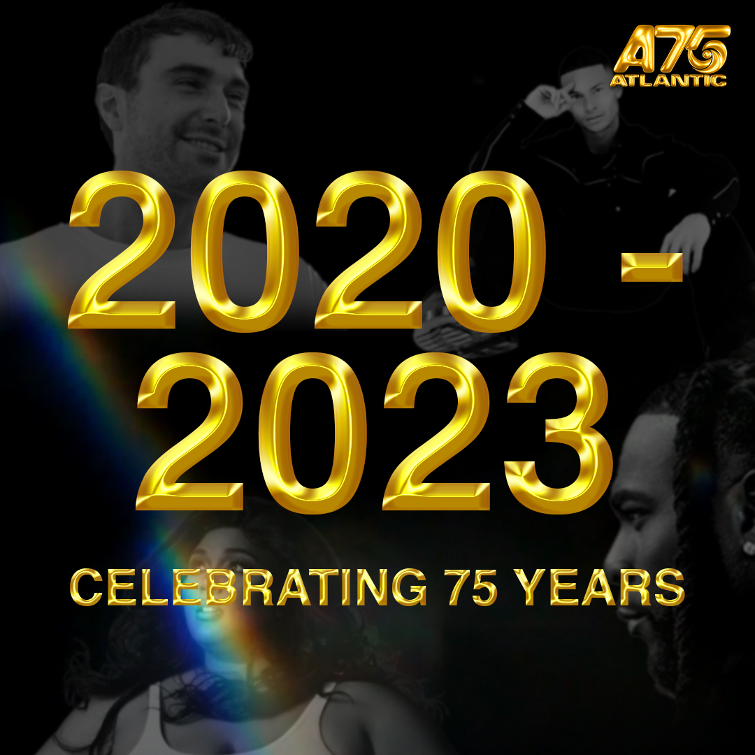 AtlanticRcrdsUK's tweet photo. Celebrating over seven decades of incredible music, Atlantic Records continues to set the tone for the Twenty-Twenties and beyond, securing the future of groundbreaking sounds for generations to come ✨
#ATL75 https://t.co/K7hvKrWUJG