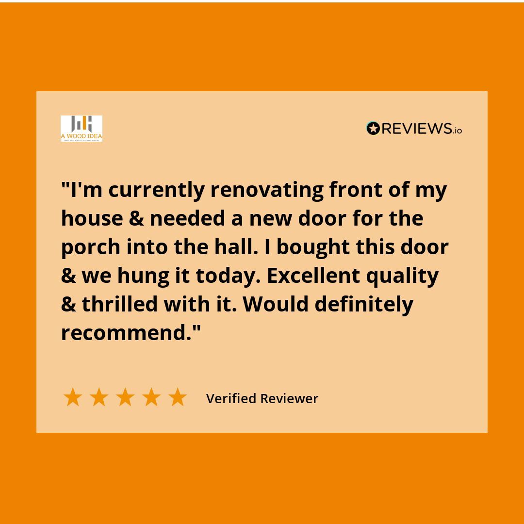 It's our pleasure, we're happy you're happy 😊 Good luck with the rest of the renovation! 

#AWoodIdea #NorthEast #Flooring #Doors