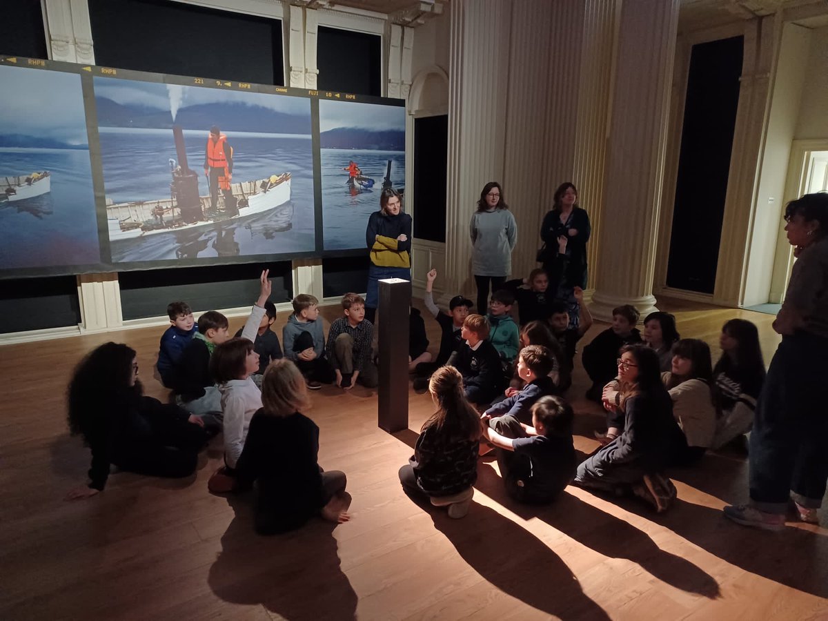 talbotrice75's tweet photo. This week, we welcomed school groups to explore #TheRecent
👀  If you are a nursery leader or school teacher and would like to know more about what we can offer your class at Talbot Rice Gallery, get in touch! 
#SchoolGroups #ClimateCrisis #Environment https://t.co/di2xjxZHXL