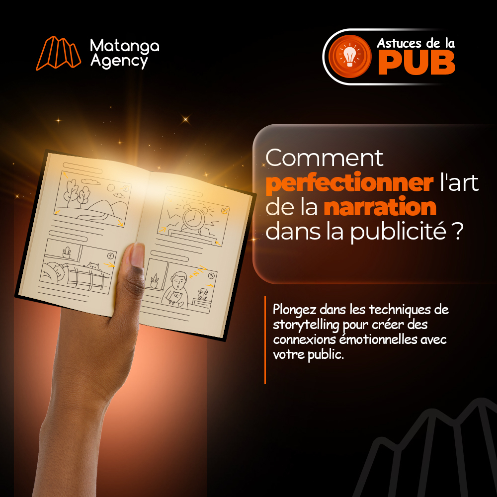 Matanga237's tweet photo. Plongez dans les techniques de storytelling pour créer des connexions émotionnelles avec votre public. Tissez des histoires captivantes qui résonnent avec vos clients, éveillant leurs émotions et leurs désirs. #StorytellingPublicitaire #Émotions https://t.co/Gr7VZwzt7Z