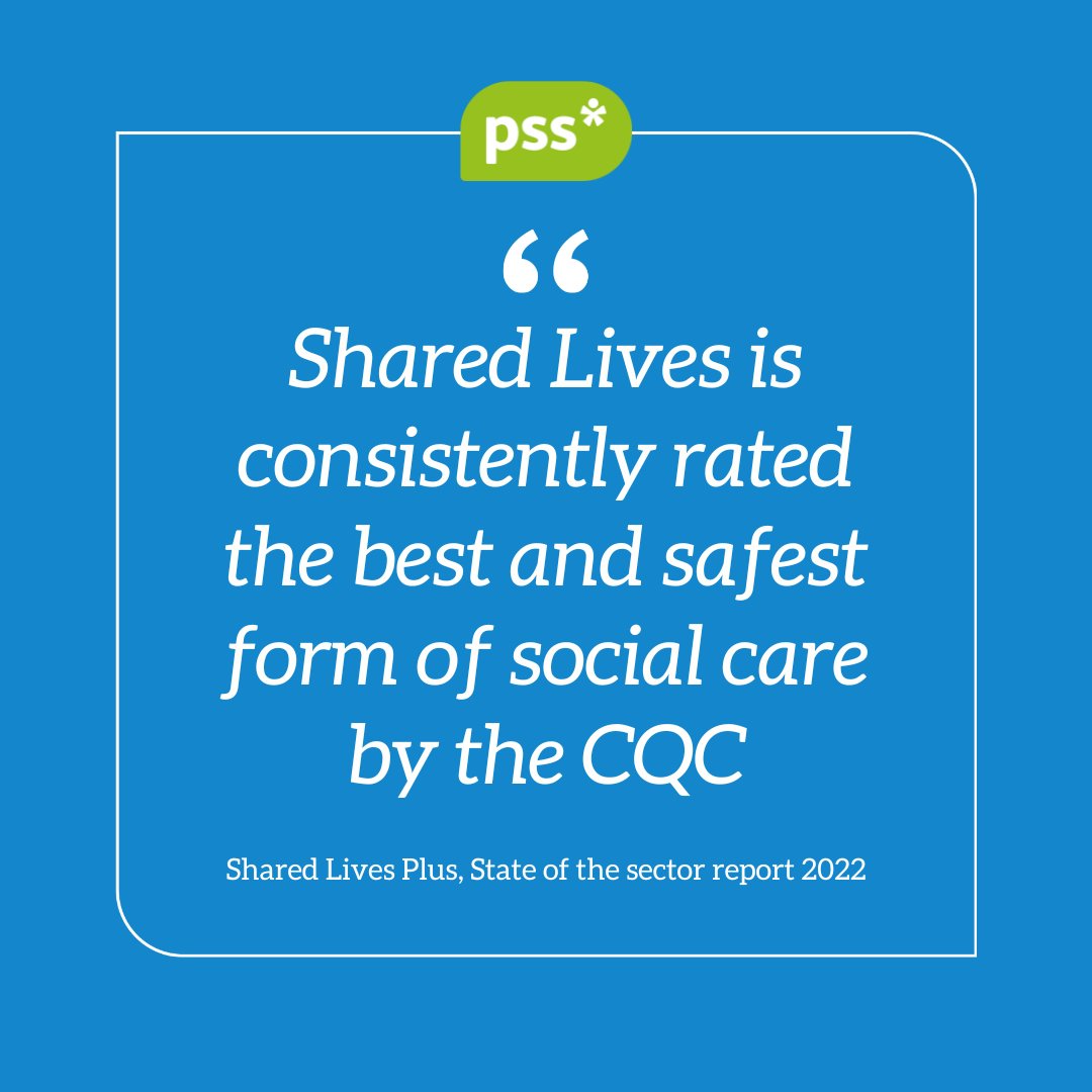 PSSpeople's tweet photo. During the #pandemic Shared Lives was rated the best and safest form of social care by the CQC - and still is.

We believe that's because #SharedLives is about giving someone support in a place they can call home, in the heart of our communities.

🔗 https://t.co/L8jzc4Ozed https://t.co/iLzkPT29El