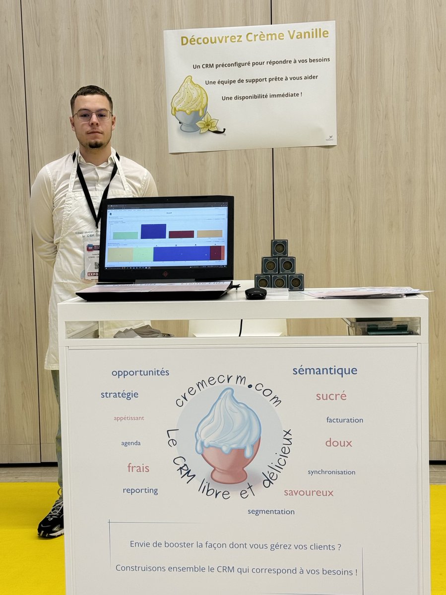 C'est parti pour #OSXP2023, retrouvez-nous aujourd’hui et demain sur le stand B73🍦 #opensource #logiciellibre
