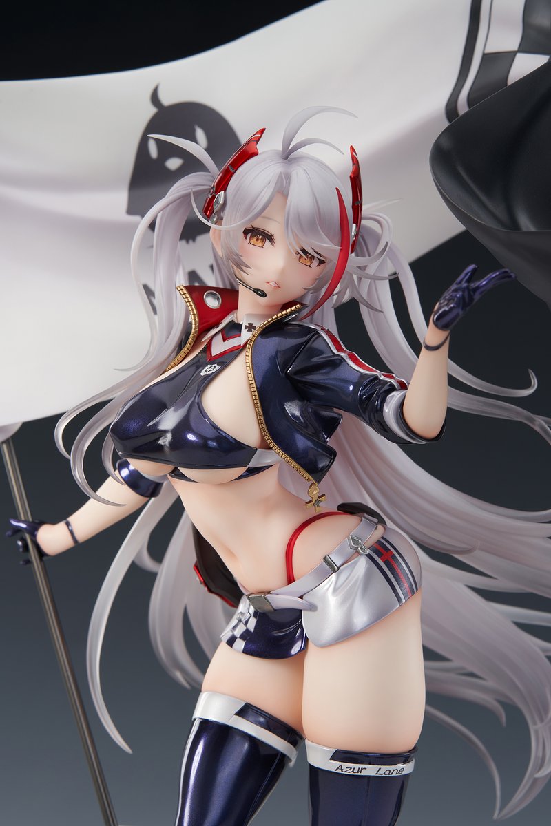 プリンツ・オイゲン レースクィーン フィギュア APEX 大胆に露出された柔肌、セクシーなレースクイーン衣装が魅力的