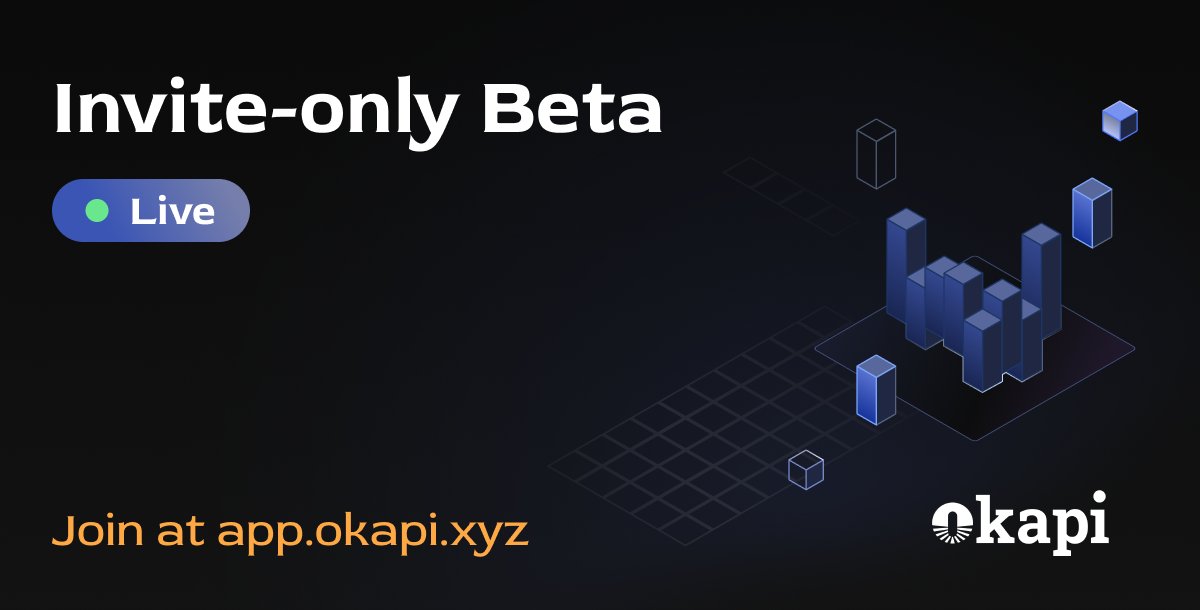 okapixyz's tweet photo. 🚀 Okapi’s invite-only beta launch is finally here 🚀

Welcoming all enthusiasts eager to share reviews and discover web3 insights!

https://t.co/IBPYDQG7jf 👈🏻 200 invites

To celebrate our Beta Launch, a 500 $USDC prize pool will be shared by the top 10 RTs:

- Follow @okapixyz
- RT this tweet
- Join at https://t.co/iBWZLu3dsV using a invite (shared above or by other users)
- Connect X from your Okapi account

#DiscoverOnOkapi