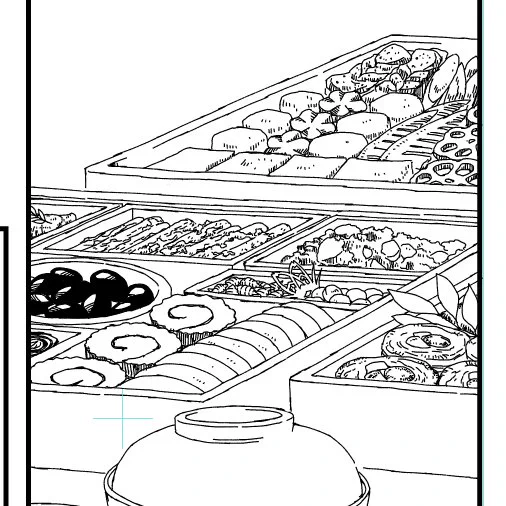 しんちょく 描いたわよ…って顔をしている