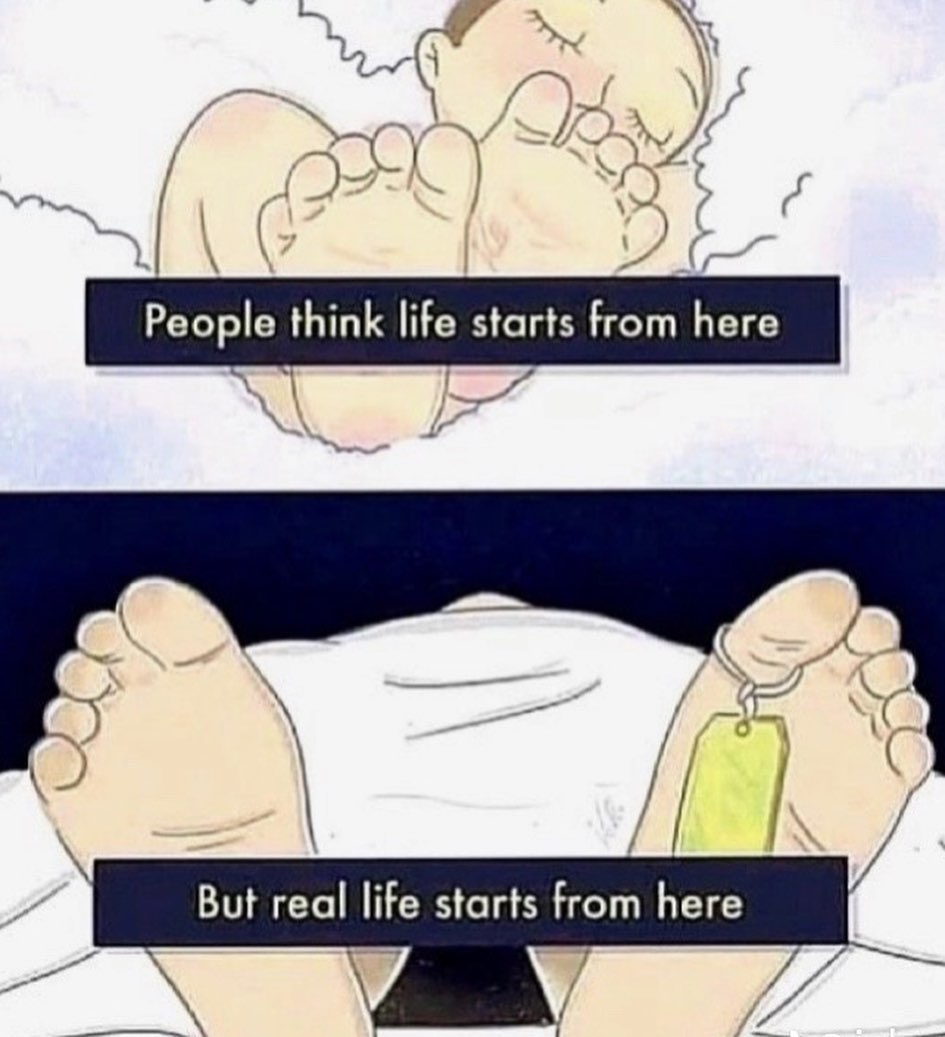 Al__Quraan's tweet photo. Real life starts after death. https://t.co/mZbzG812zl
