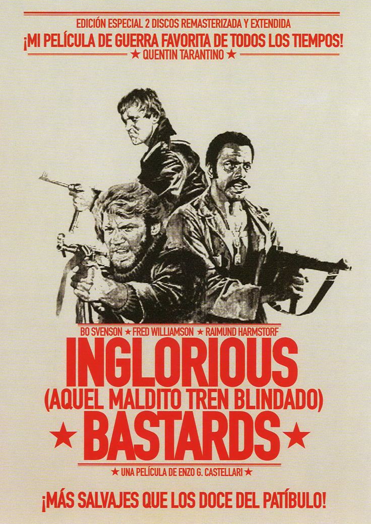 Spanish movie poster for #TheIngloriousBastards (1978 - Dir. #EnzoGCastellari) #BoSvenson #PeterHooten #FredWilliamson #MichaelPergolani #MichelConstantin #RaimundHarmstorf #JackieBasehart #DebraBerger #IanBannen