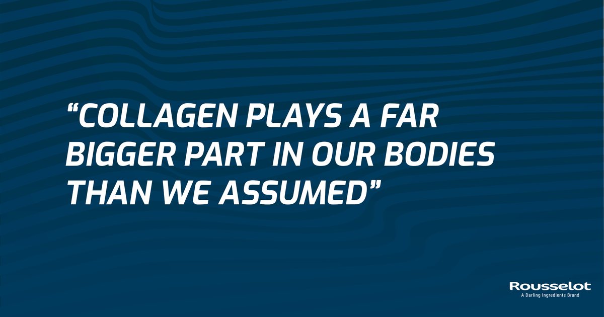Collagen’s set to play a role in game-changing innovation across the health, nutrition, or biomedical sectors, says Rousselot’s Science Integration Manager, Dr. Catarina Ferreira da Silva. Hear Catarina’s thoughts on the latest research in her blog. hubs.ly/Q028Dmt-0
