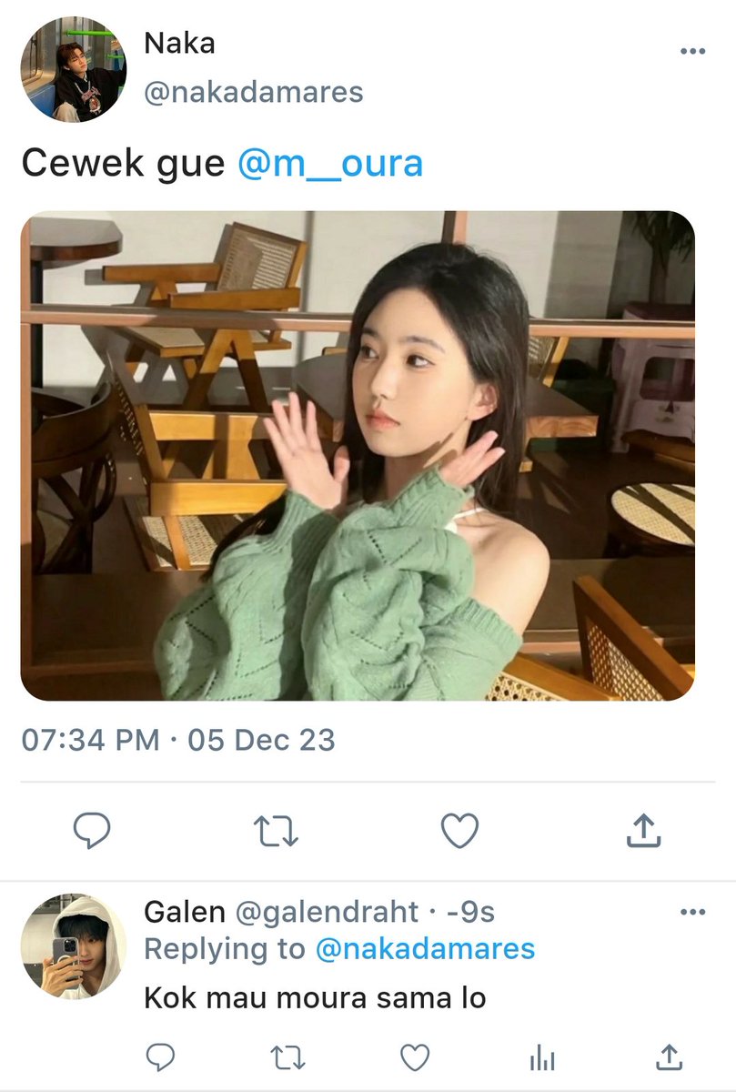 sillytinytoes's tweet photo. what if : #mouranaka
na jaemin few tweets au
by sillytinytoes https://t.co/sCHktgSVeW