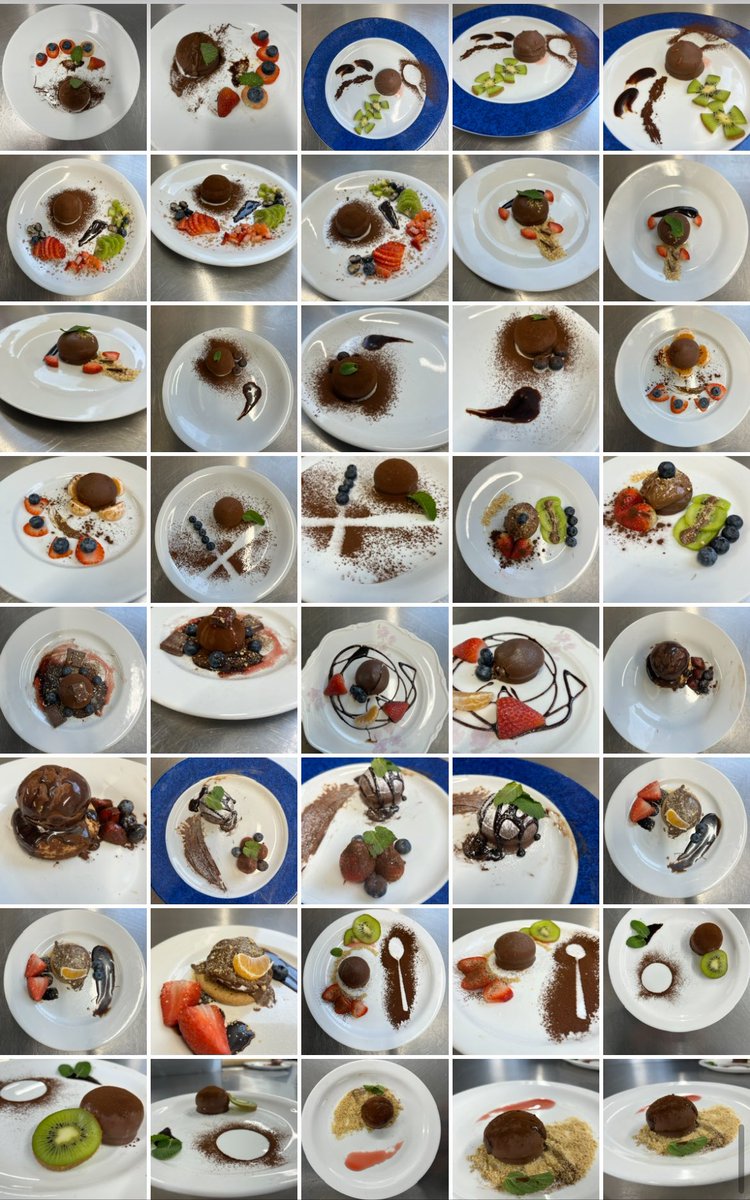 Amazing food styling practise lesson with Year 10 Hospitality students this morning. Challenging but fun! And yes, my camera roll always looks like this - full to the brim with snaps of students’ work <a href="/StJuliansSchool/">St Julian's School</a> <a href="/Mrking_StJu/">Mr King</a> #tunnocksteacakes #btechospitality #foodteacher