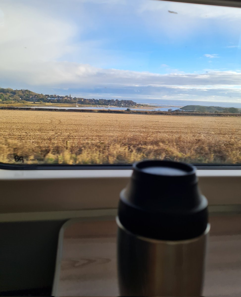 Train north to Scotland today, instead of South, for a packed 2 days of meetings. Learning hat on!