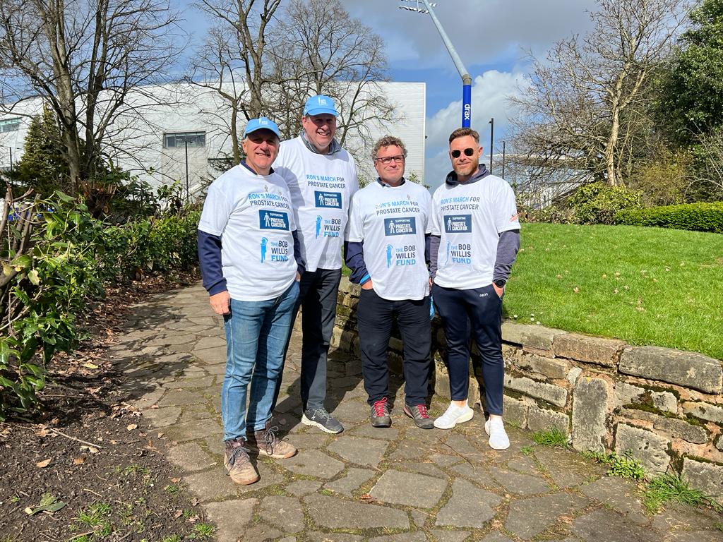 Join 'Ron's March' in Sunderland next week❗️ An initiative set-up by Over 60s cricketer Ron Hedley to raise awareness for @ProstateUK with @bobwillisfund is coming to Wearside on December 13th. Paul Bradley and Richard Merriman took part earlier this year. #seniorscricket