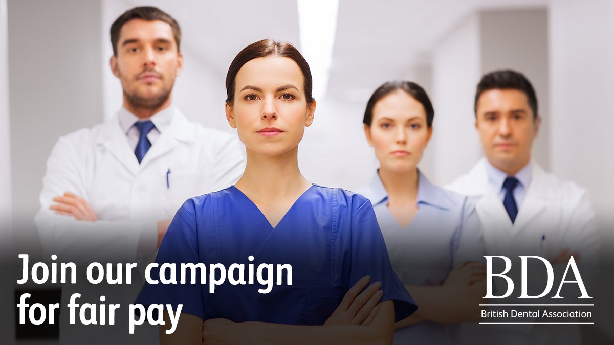 Are you a hospital dentist or a dental public health consultant? Join our campaign for fair pay and get ballot ready now. Enter ‘BallotMe’ when you join online and get three months free membership*. bit.ly/3RrlKpo #BDABallotReady #BDAinNorthernIreland *T&Cs apply.