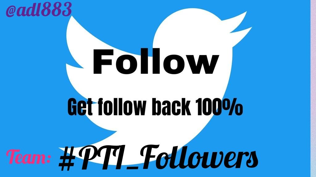 اسلام علیکم۔
جناب RTG1 گروپ کے کچھ ممبران نے ابھی تک فالو بیک نہیں دیا۔ جبکہ کہ ان کو پتہ نہیں کب کا فالو کیا ہوا ہے۔
براہ مہربانی فالو بیک دے دیں۔ یہ نا سمجھا جائے کہ مجھ کو فالو بیک کی ضرورت ہے بلکہ فالو بیک کرنے سے آپ کے اپنے اکاؤنٹ مضبوط ہوں گے۔
شکریہ
<a href="/adl883/">adil zahoor</a>
@adl884