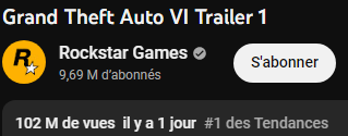 Web0ne's tweet image. C'est quand même une sacrée dinguerie le nombre de vue en 1 jour 😂