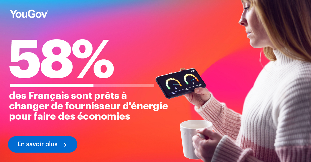 💡 58% des Français sont prêts à changer de fournisseur d'énergie pour faire des économies. Découvrez l'étude juste ici : business.yougov.com/fr/content/479… #energy #data #insights #marketresearch