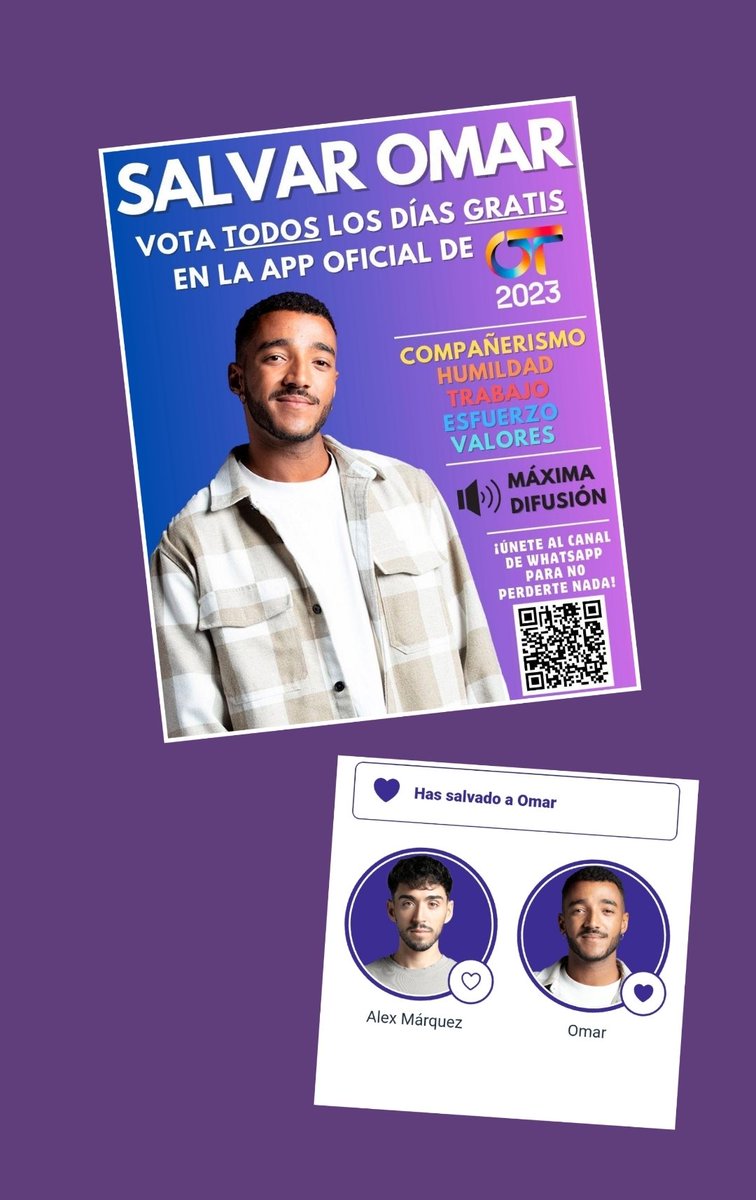 ireheras's tweet photo. Día 2 
No se puede ir todavía. 
Os pido el favor de votarle, la app es gratuita y se le puede votar cada día 🙏
SALVAR OMAR
@CFOmarOT
#OTDirecto6D https://t.co/D4UBil2VQ0