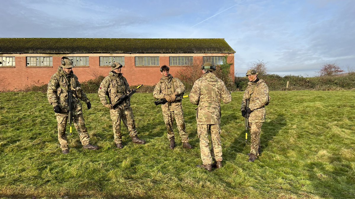 MonmouthCCF's tweet photo. With 2Lt Briggs at the helm, our cadets are mastering the intricate tactics of Pairs Fire and Manoeuvre. Precision, coordination, and communication are key as they navigate through this challenging exercise. #TeamworkInAction #HabsCCF @HabsMonmouth https://t.co/SmKCcOszvN