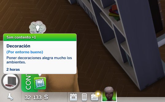 Yo viendo todos mis muebles nuevos: