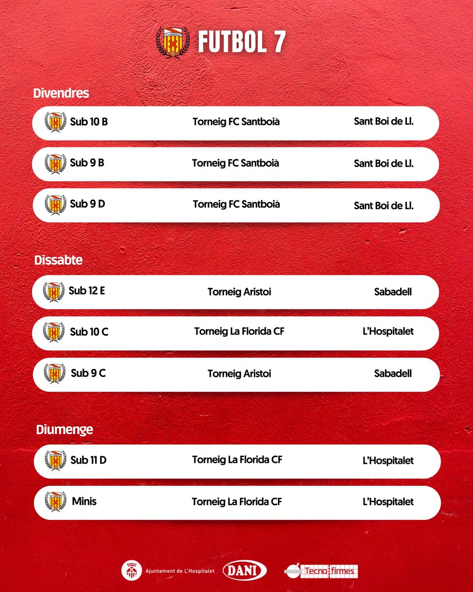 CE L'Hospitalet Futbol Base tweet media