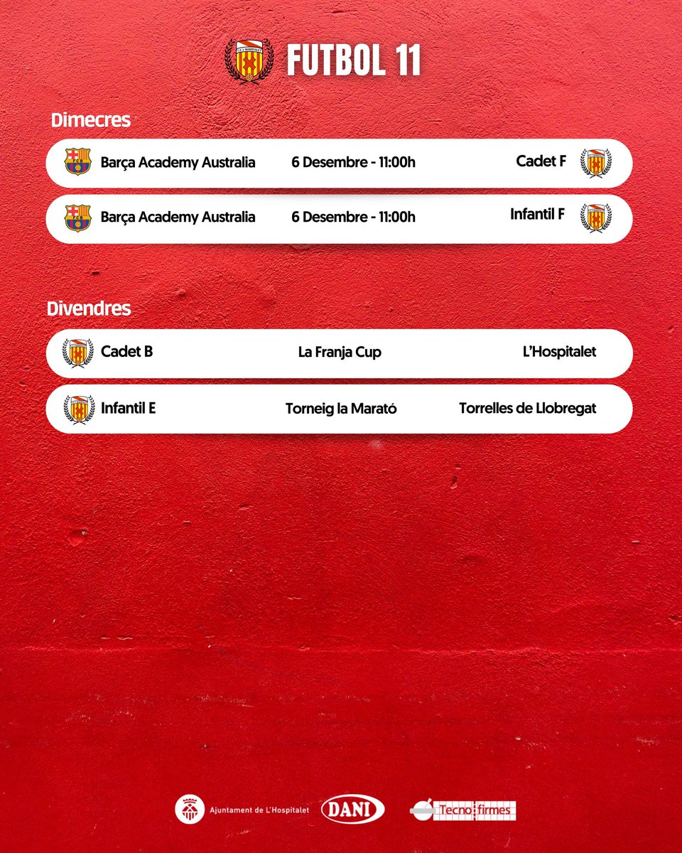 CE L'Hospitalet Futbol Base tweet media