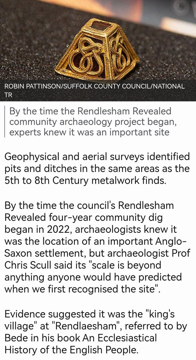 DoktorWatson's tweet image. The chief advisor at the #Rendlesham archaeological site is called Professor Chris Scull. 💀😁 #NominativeDeterminism #Fortean @forteantimes