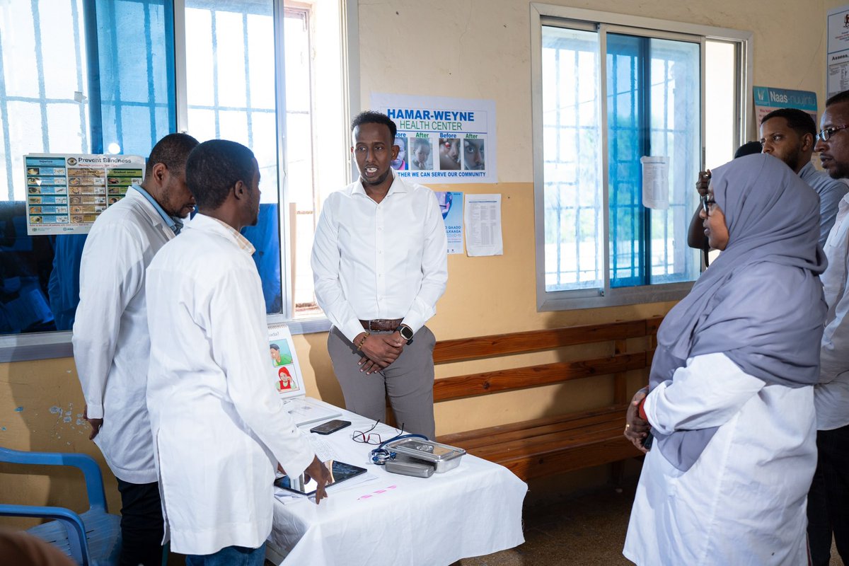 The Director-General <a href="/caraale54/">Dr Abdirahman Ahmed Mohamud</a> came to inspect the use of the RAAD - a comprehensive EHR system which tracks in-facility consultations before pushing data into the <a href="/dhis_2/">DHIS2</a> platform used to gather aggregate data about health data across the country. #DigitalHealth