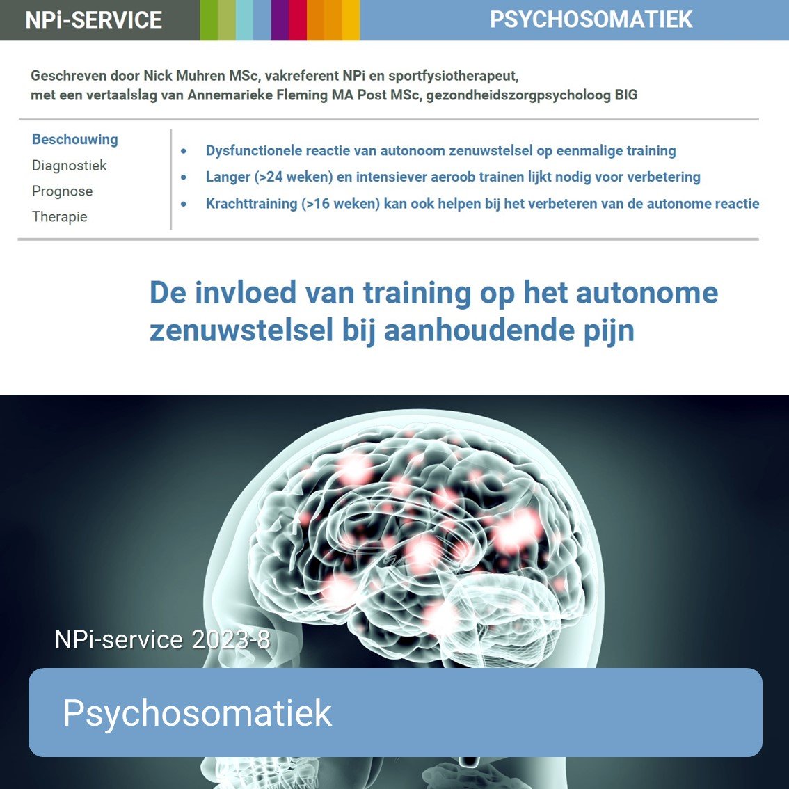 paramedisch's tweet photo. De invloed van training op het autonome zenuwstelsel bij aanhoudende pijn

#NPiService #Psychosomatiek
👇
https://t.co/bPCtHH4BHG https://t.co/f25330RxJg