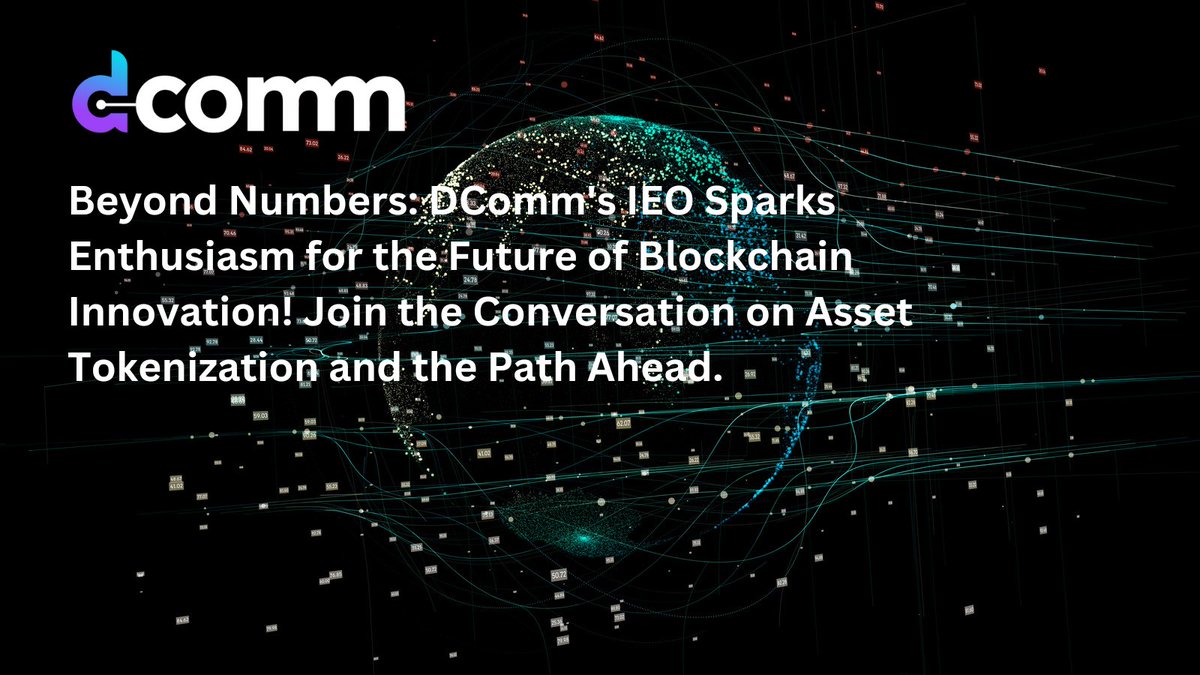 Deal890's tweet image. 3/9: Deeper Understanding of DComm 
Delving into the goals, mission, and vision of DComm has been enlightening. Understanding the bigger picture has fueled my passion for blockchain and the incredible possibilities DComm brings. #DCommInsights #BlockchainVision