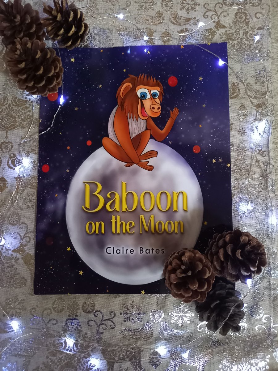 Fancy a new book to read with your child for Christmas? Follow Edgar's adventures as he moves to the moon to try to prove that it is made of cheese. #kidslit #picturebook #baboon #space #reading