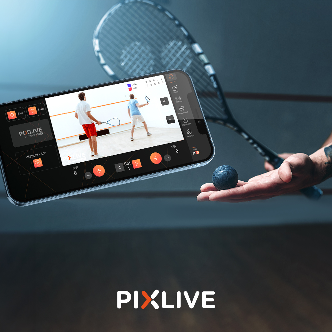 Film sport by hand with an iPhone/iPad on Pixlive by Move 'N See
Live stream with a scoreboard FOR FREE
Share the best actions
Replay the highlights during the live
Add your banner and logo
Soccer, Basket, Hockey, US football, Handball, Rugby, Lacrosse, Volley, Squash, Badminton