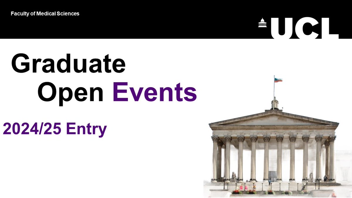 uclmedsci's tweet image. @uclmedsci our Graduate Open Events are back! Find out all about our 🎓 Masters programmes. These events are free to attend. 
Book your place here bit.ly/3NgV0Wm
#UCL #UCLGraduateOpenEvents