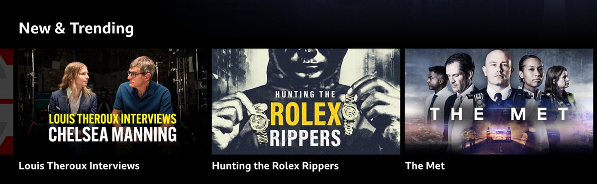 Hunting The Rolex Rippers trending on @BBCiPlayer. You can watch it here: bbc.co.uk/iplayer/episod…