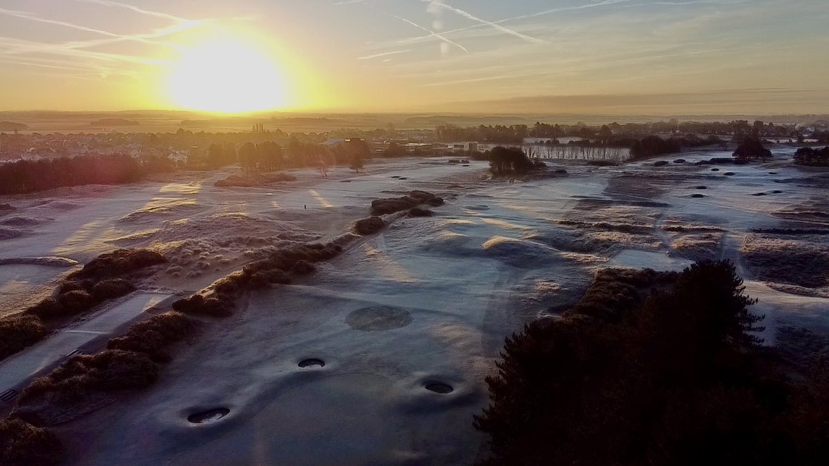 Cold one this morning at S&amp;A 🥶
#winter #wintergolf #winterwonderland #golf #december