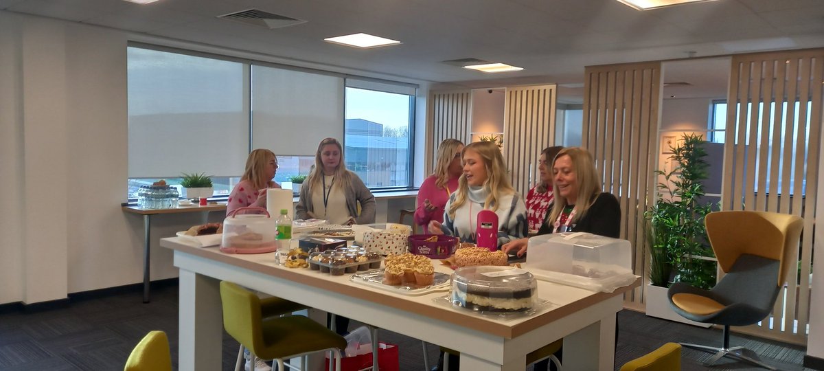 MADLcharity's tweet photo. Our @UKCharityWeek #BigBake is in full flow. We're raising money for our @coopuk partnership with @barnardos. Some great bakes by @NisaRetail colleagues 💕 https://t.co/a9CsAHWOjT
