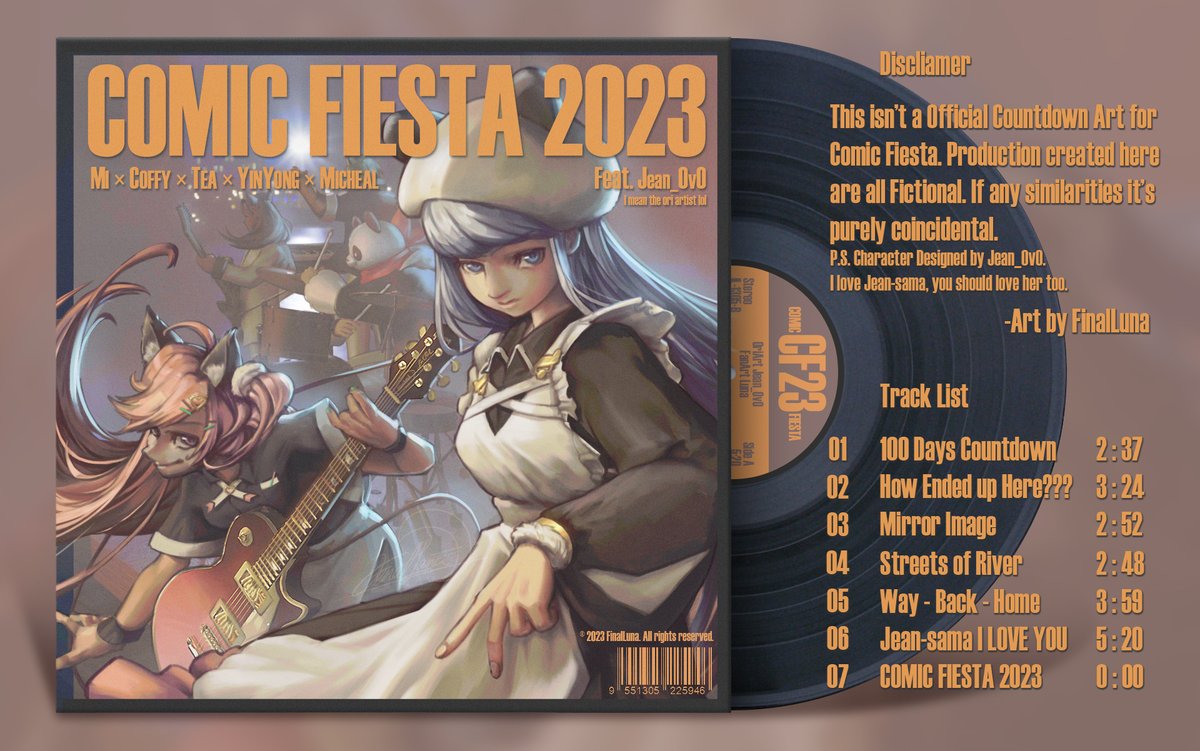 FinalLuna1994's tweet photo. ComicFiesta2023 
Draw for fun~ https://t.co/6pfxJOCD0e