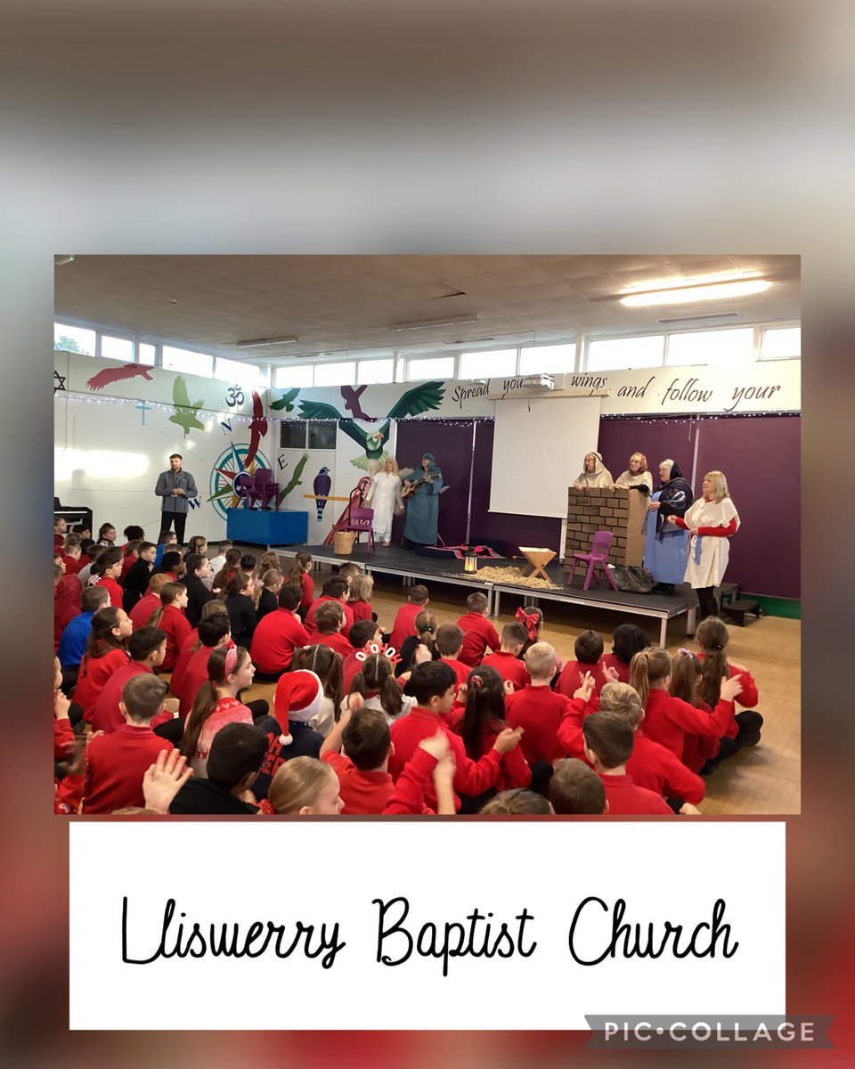 LliswerryPrim's tweet image. Lliswerry Baptist Church sharing the nativity story with us! We love our open book assemblies ❤️ Diolch! #sharedvalues #community