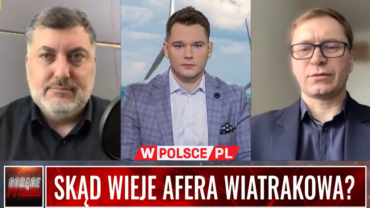 SKĄD WIEJE AFERA WIATRAKOWA❓

#GorącePytania telewizji #WPolscepl

Gośćmi <a href="/MaciejFreeWolny/">Maciej Wolny</a> są <a href="/lisieckipawel/">Paweł Lisiecki 🇵🇱📜⚖️🏛👨‍👩‍👦‍👦</a>, <a href="/pisorgpl/">Prawo i Sprawiedliwość</a> oraz <a href="/ArturDziambor/">Artur E. Dziambor</a>, <a href="/Wolnosciowcy/">Wolnościowcy</a> 

📺 youtu.be/1FyvJD0so3c