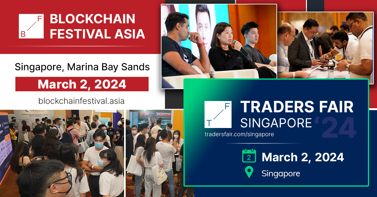 builder__news's tweet photo. 💡#FINEXPO is set to host Singapore #BlockchainFestival and #TradersFair 2024 in tandem, a pivotal moment for the global financial ecosystem!

📅Sat, Mar 2nd 2024
⌛️9:30 AM – 6:00 PM
📍Marina Bay Sands Singapore, Expo and Convention Centre

👉https://t.co/4QhR3IYD2W https://t.co/LZAPBYcex3
