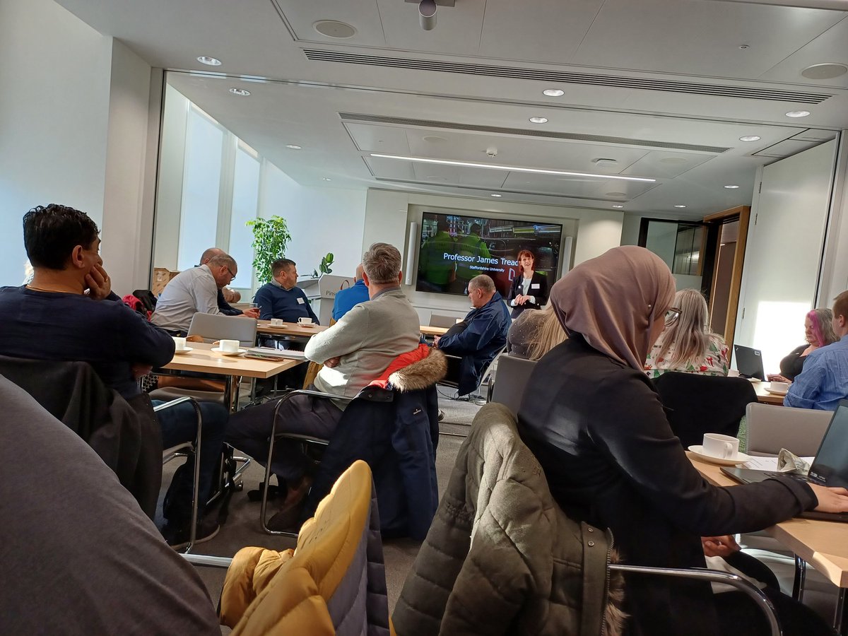 Today, Mark and I from @StaffsUni are in Birmingham to talk all things Crime, licencing and law, hoping to be useful to <a href="/Instoflicensing/">InstituteofLicensing</a> and the offer that they have. The potential for work with #criminology is huge.