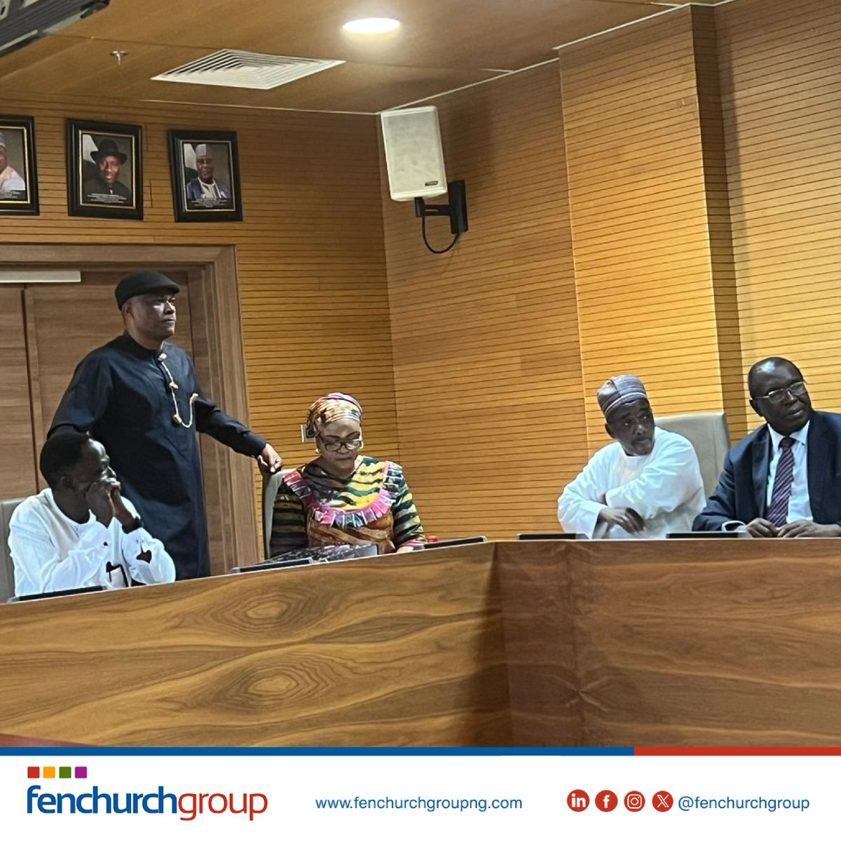 Fenchurchgroup's tweet image. 5th December 2023.  NDPHC Head office Abuja. #FenchurchGroup #NDPHC #FaizaUtilities #PowerNigeria #OndoState #DeltaState #EdoState