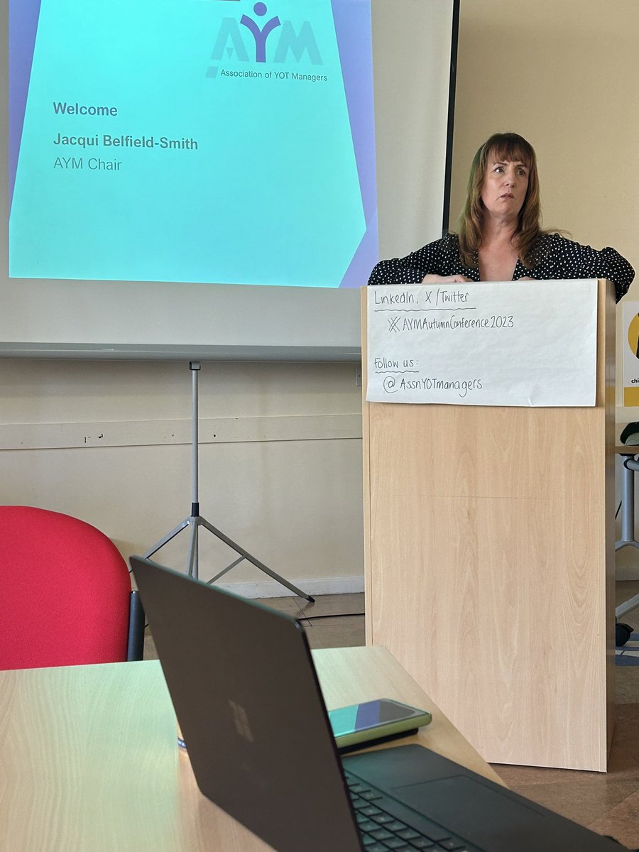 ajsaedwards's tweet photo. @AssnYOTmanagers Autumn conference #youthjustice Introduction to the day from our Chair #AYMAutumnconference2023 https://t.co/ipsxGx52eT