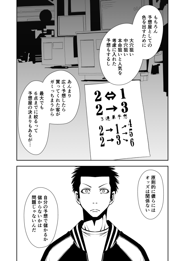ボートレース予想屋漫画『TERU』108  1話、先行配信はツリーにぶら下がってます! 