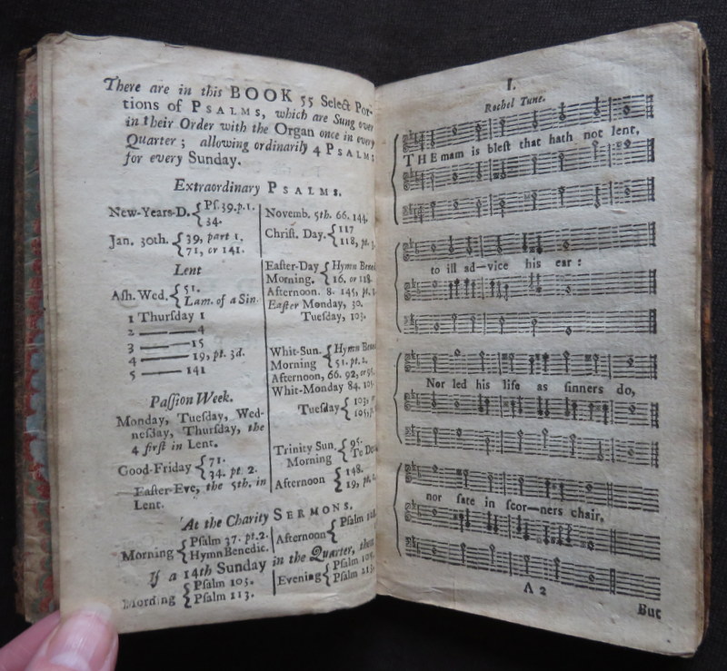 PSALMS & HYMNS PARISH-CHURCH CHAPELS c1730 ST JAMES'S WESTMINSTER Tunes MUSIC 

#books #antiquarian #18thcentury #music #hymns #herbook #tunes #psalms #London #Westminster #bookauction bit.ly/47Juay2