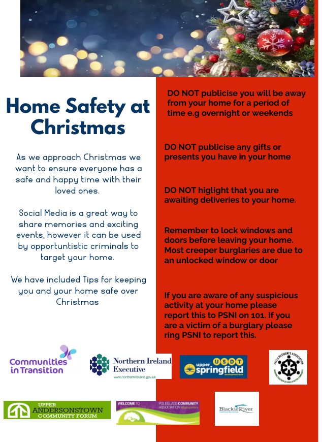 Some home safety advice in the run up to Christmas @ExecOfficeNI @GrosvenorCommu2 @BelfastHeart @nihecommunity @RadiusHousing @ClanmilHousing @Choice_Housing @HabintegNI