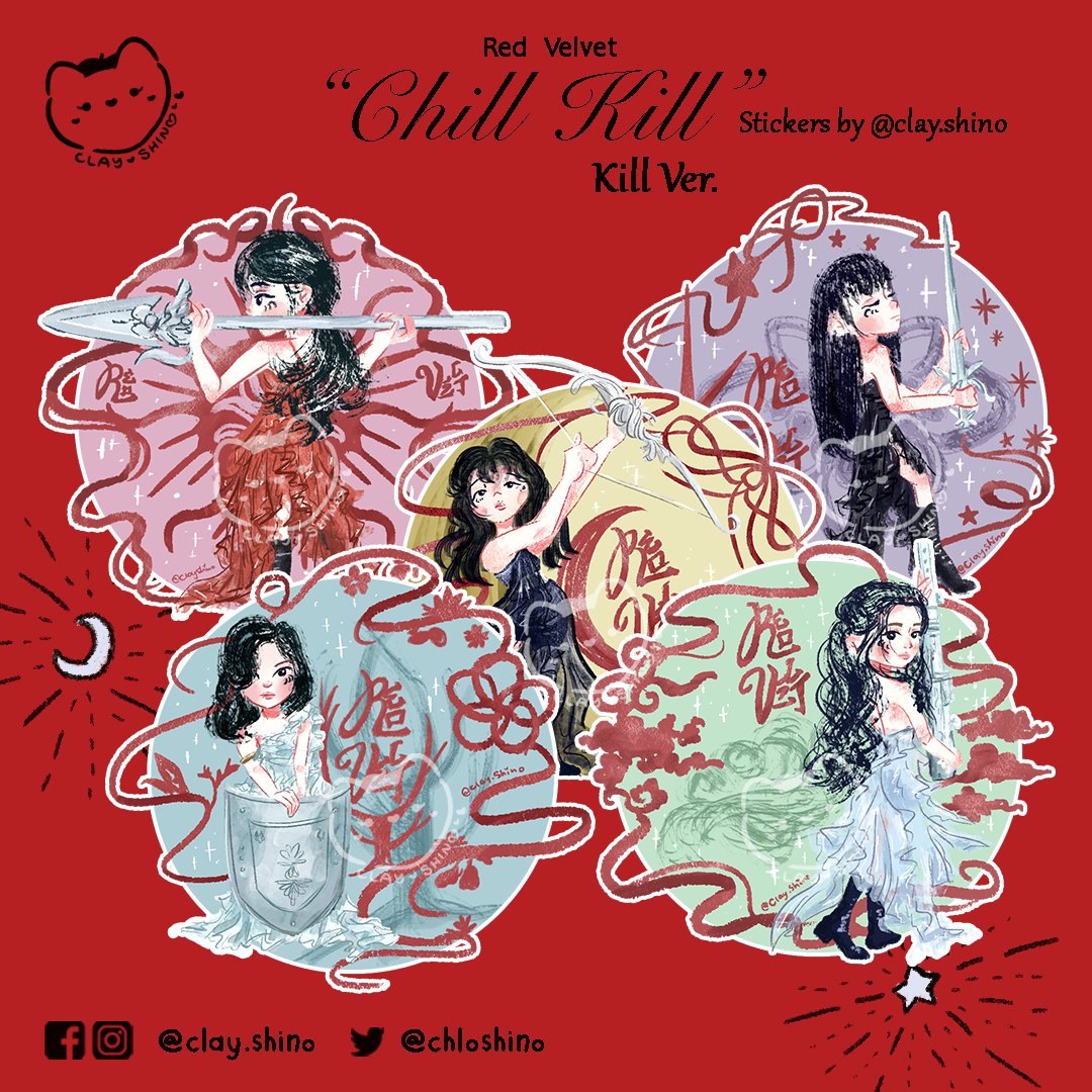 ang ganda ng concept, di ako makapili kaya pak 2 versions hahaha (>▽<)

get these Chill Kill stickers at shopee 💖
shopee.ph/product/101366…

pag bumili ka mas gaganda pasko mo ✨