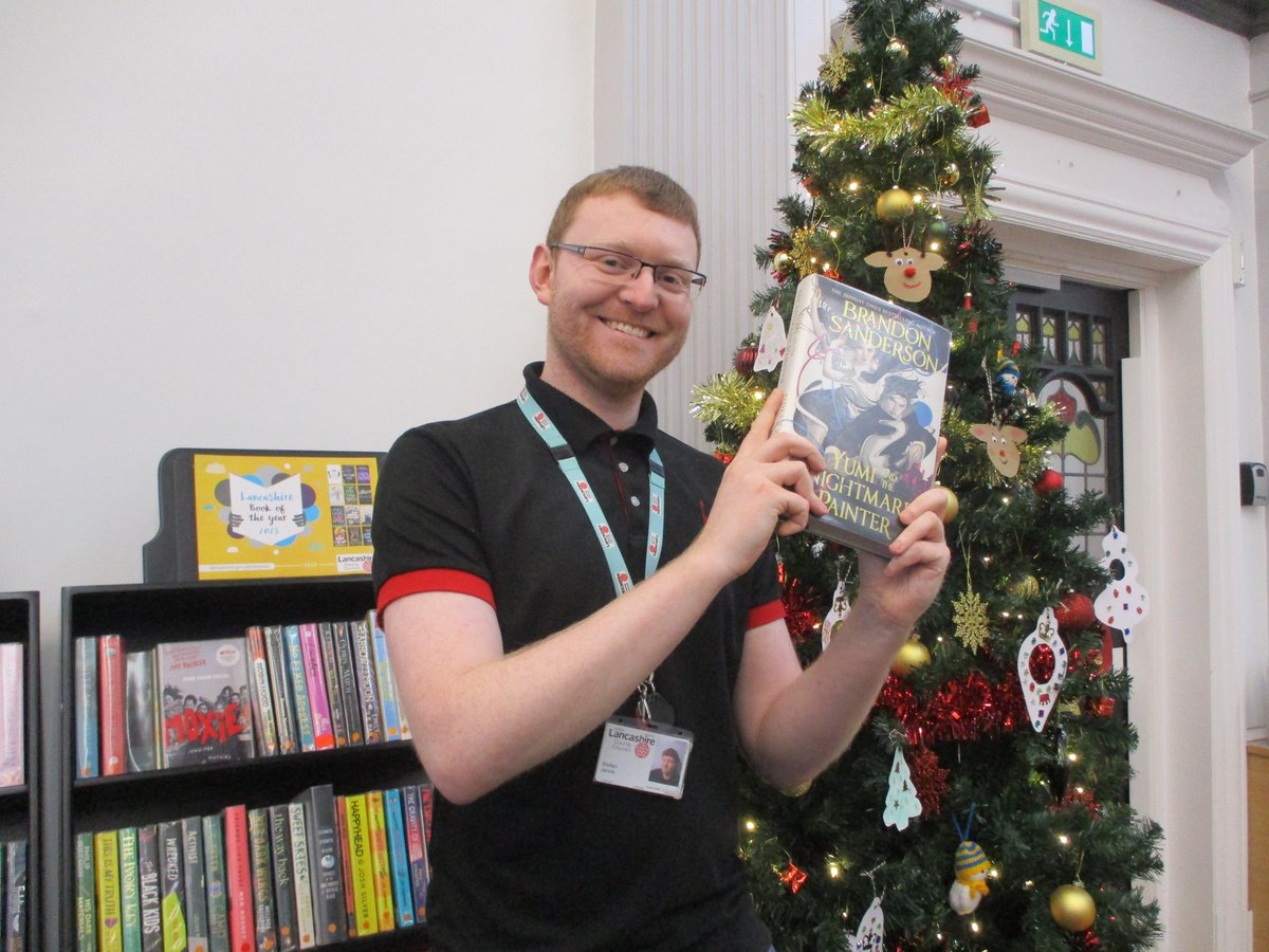 LancsLibraries's tweet photo. Another recommendation from our team at #StAnnesLibrary. Stefan couldn't get enough of Brandon Sanderson's Yumi and the Nightmare Painter
He calls himself a Fanderson of Sanderson!
Find a copy on our catalogue
https://t.co/o5GViJ3avz
@BrandSanderson https://t.co/zUL2CCF3qX