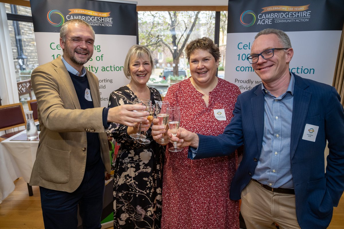 ACRE (@acre_national) on Twitter photo Our chair, <a href="/JamesBlakeYHA/">James Blake</a> attended #ACRENetwork member, @cambsacre's #centenary celebrations yesterday.
Founded in 1924, the charity has helped inject an estimated £75 million worth of investment into #rural Cambridgeshire during its 100-year history. 1/2 Our chair, <a href="/JamesBlakeYHA/">James Blake</a> attended #ACRENetwork member, @cambsacre's #centenary celebrations yesterday.
Founded in 1924, the charity has helped inject an estimated £75 million worth of investment into #rural Cambridgeshire during its 100-year history. 1/2