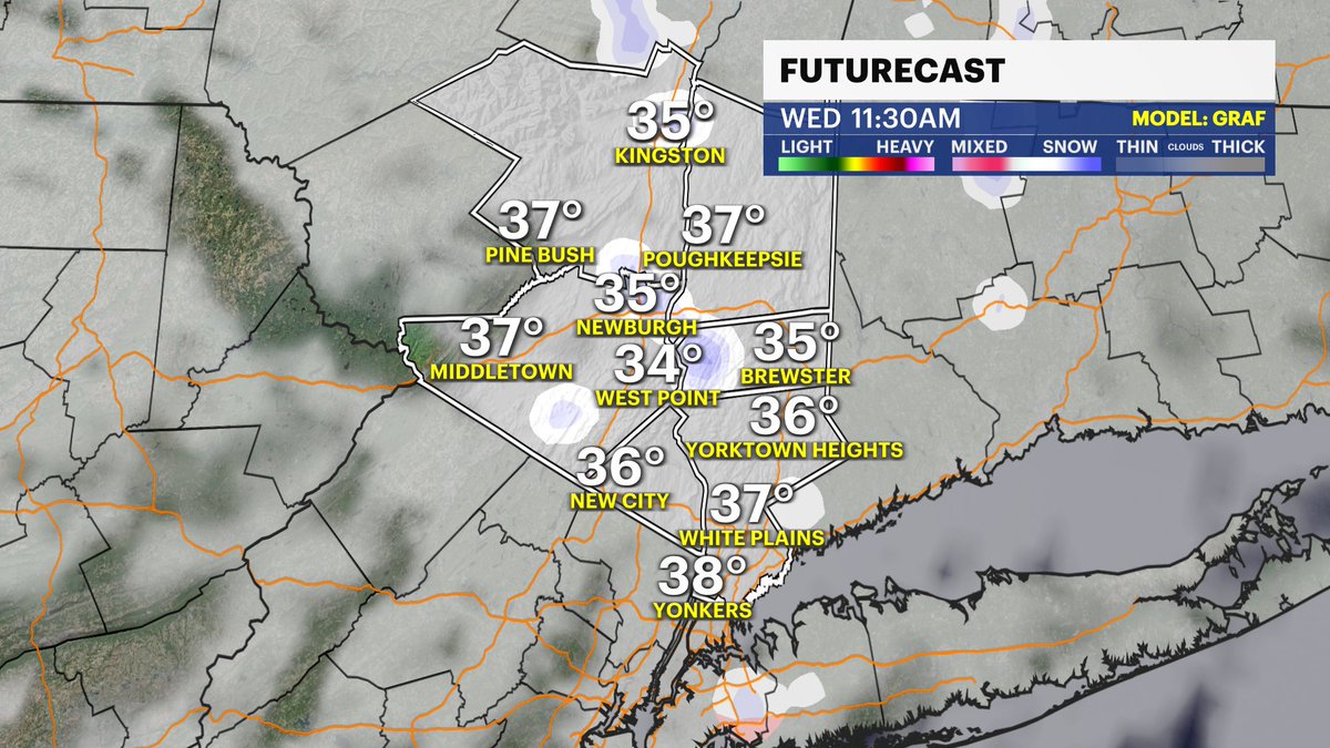 News12HV's tweet photo. FEW FLURRIES ❄ Grab the heavier coat! Chilly with scattered flurries today ahead of weekend rain. @MattHammer12 has the 10-day forecast - NEXT at 6 a.m.
WATCH LIVE - https://t.co/aYFFEfcyg0 https://t.co/qOOrEY9Lmv