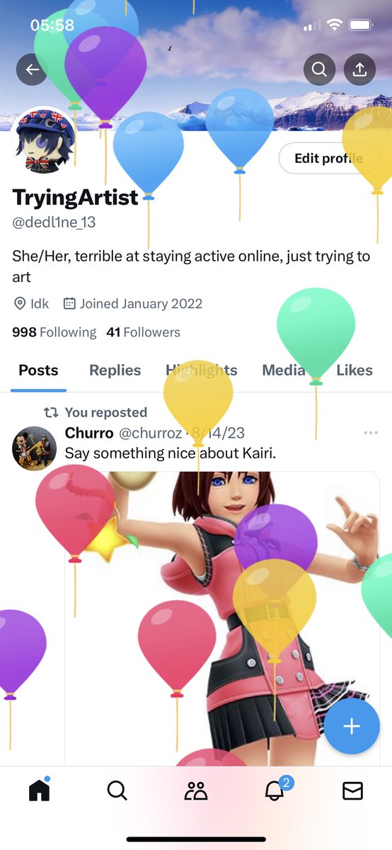 It’s my balloon day!